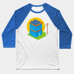 Solar House Baseball T-Shirt